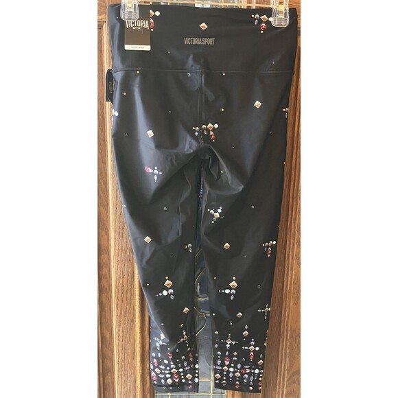 NWT Victoria’s Secret 7/8 Legging & Racerback Sport Bra M Gemstone Jewel - Picture 15 of 16